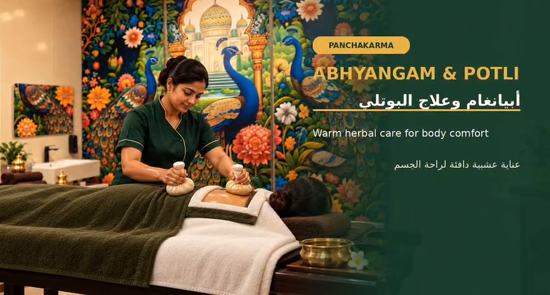 Abhyangam and Potli at Arabian Holistic